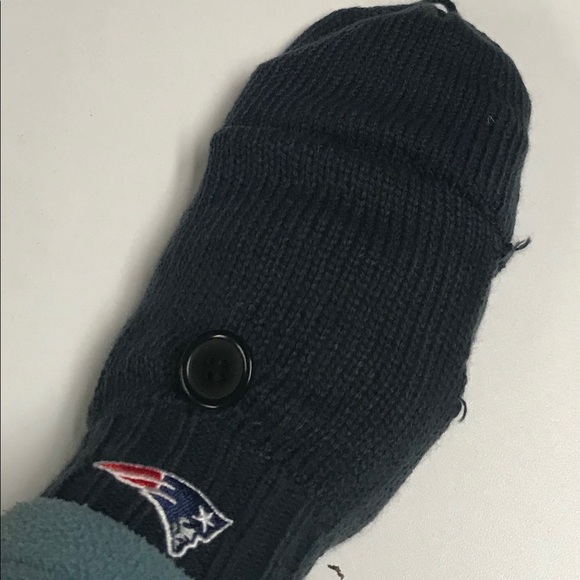 New England Patriots Fingerless mittens - Picture 3 of 3